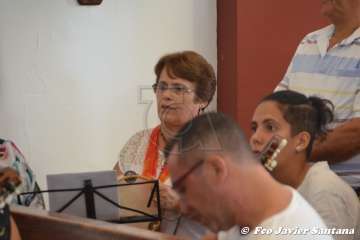 Misa y procesión religiosa en Cazadores  (Foto Francisco Javier Santana)